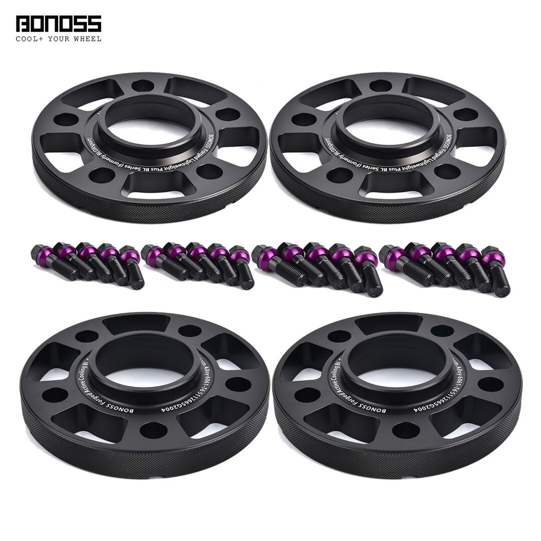 2x12mm+2x15mm BONOSS for VW Golf GTI R Mk5 Mk6 Mk7 Mk8 Wheel Spacer 5x112 CB57.1