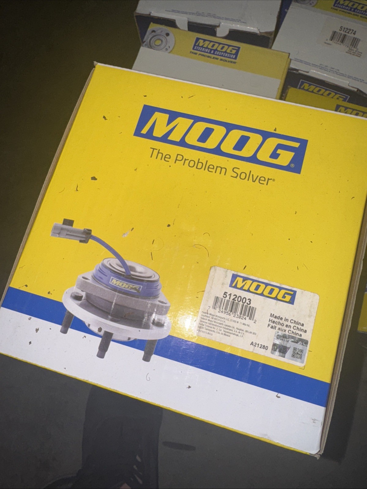 MOOG 512003 Wheel Bearing and Hub Assembly for LeSabre & DTS 2006 - 2011