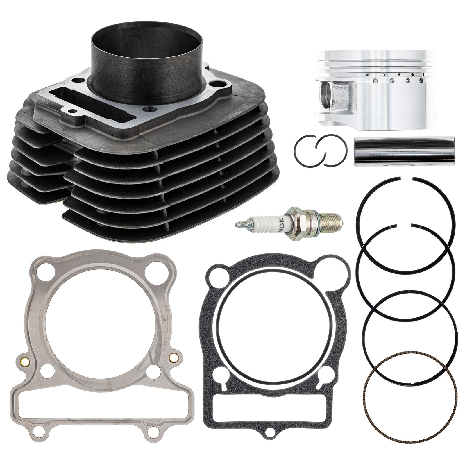 NICHE Big Bore Cylinder Piston Gasket Kit for Yamaha Warrior Big Bear 350 (84mm)