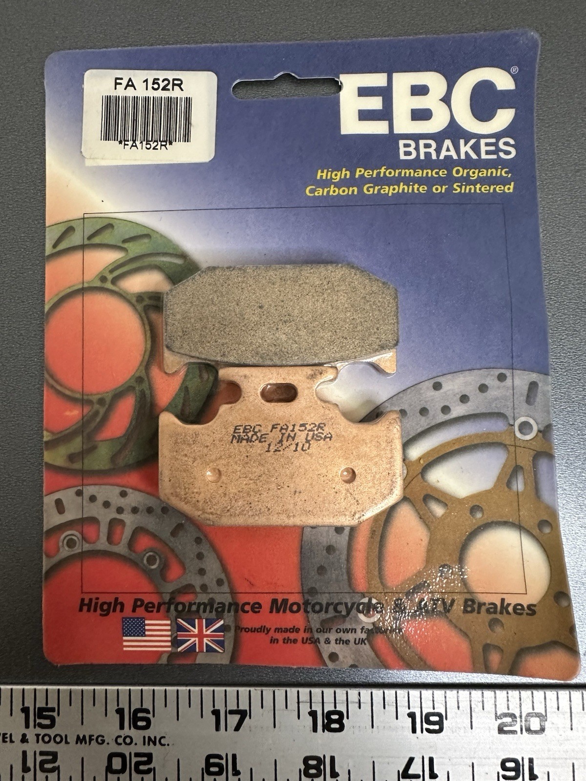 New EBC Brakes Sintered R-Series Rear Brake Pads FA152R New EBC Brakes Sintered R-Series Rear Brake Pads FA152R