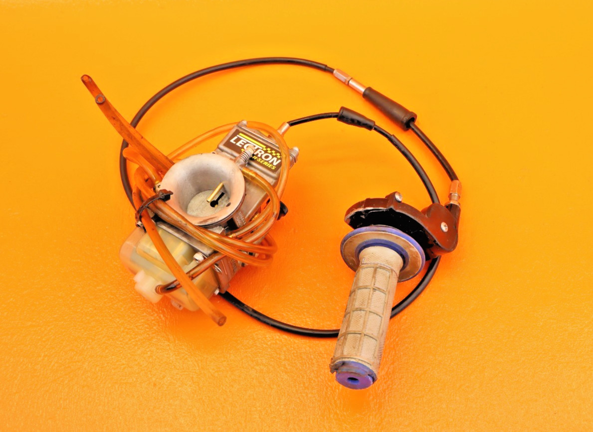 1997 Yamaha YZ250 Lectron H-Series 38mm Carburetor Carb Throttle Cable Assembly