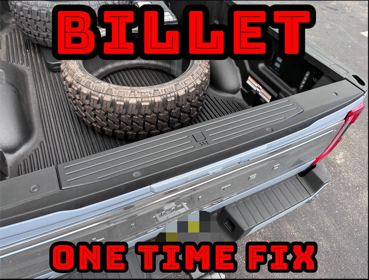 BILLET Tailgate Step Molding Cap For 2017-CURRENT  Ford F250 F350 *ONE TIME FIX*