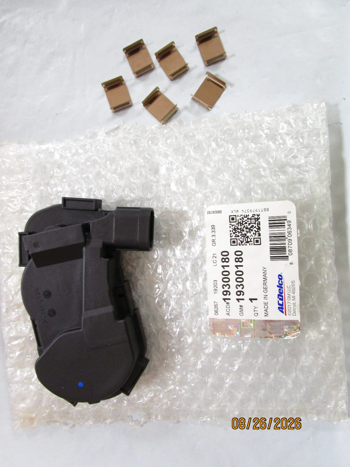 Throttle Position Sensor ACDelco Pro 19300180