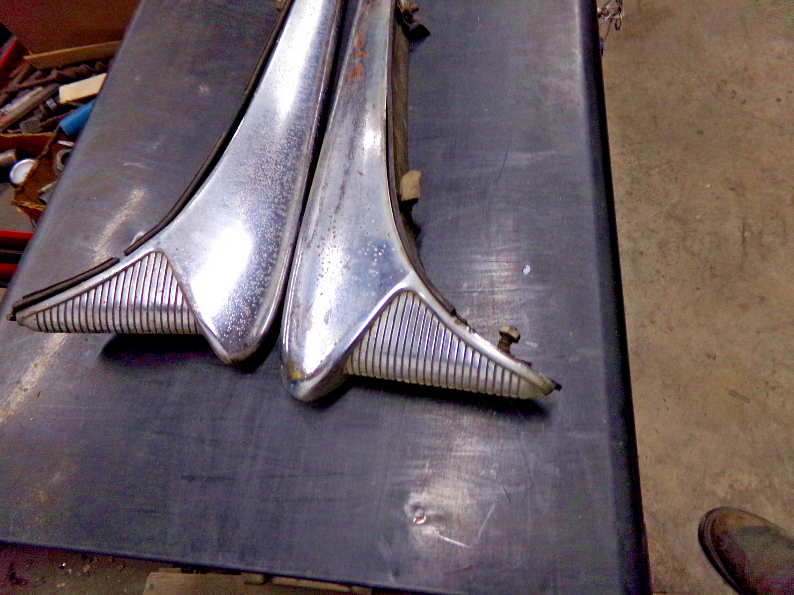 rare buick fender chrome 1950 1951 1952 1953 accessory man cave usa