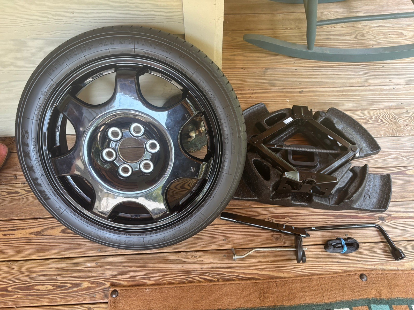 EMERGENCY  SPARE TIRE 18