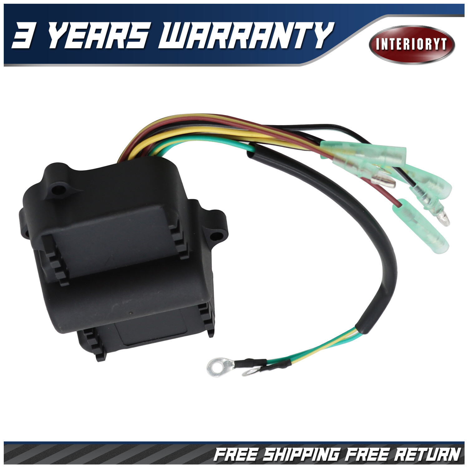 2-Cyl 339-7452A19 For 1984-1998 Mercury Mariner 6hp-35hp Outboard Switch Box CDI