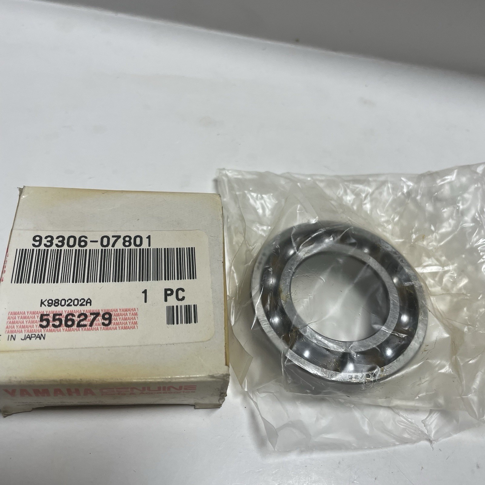 NOS Yamaha Bearing 93306-07801 Genuine OEM