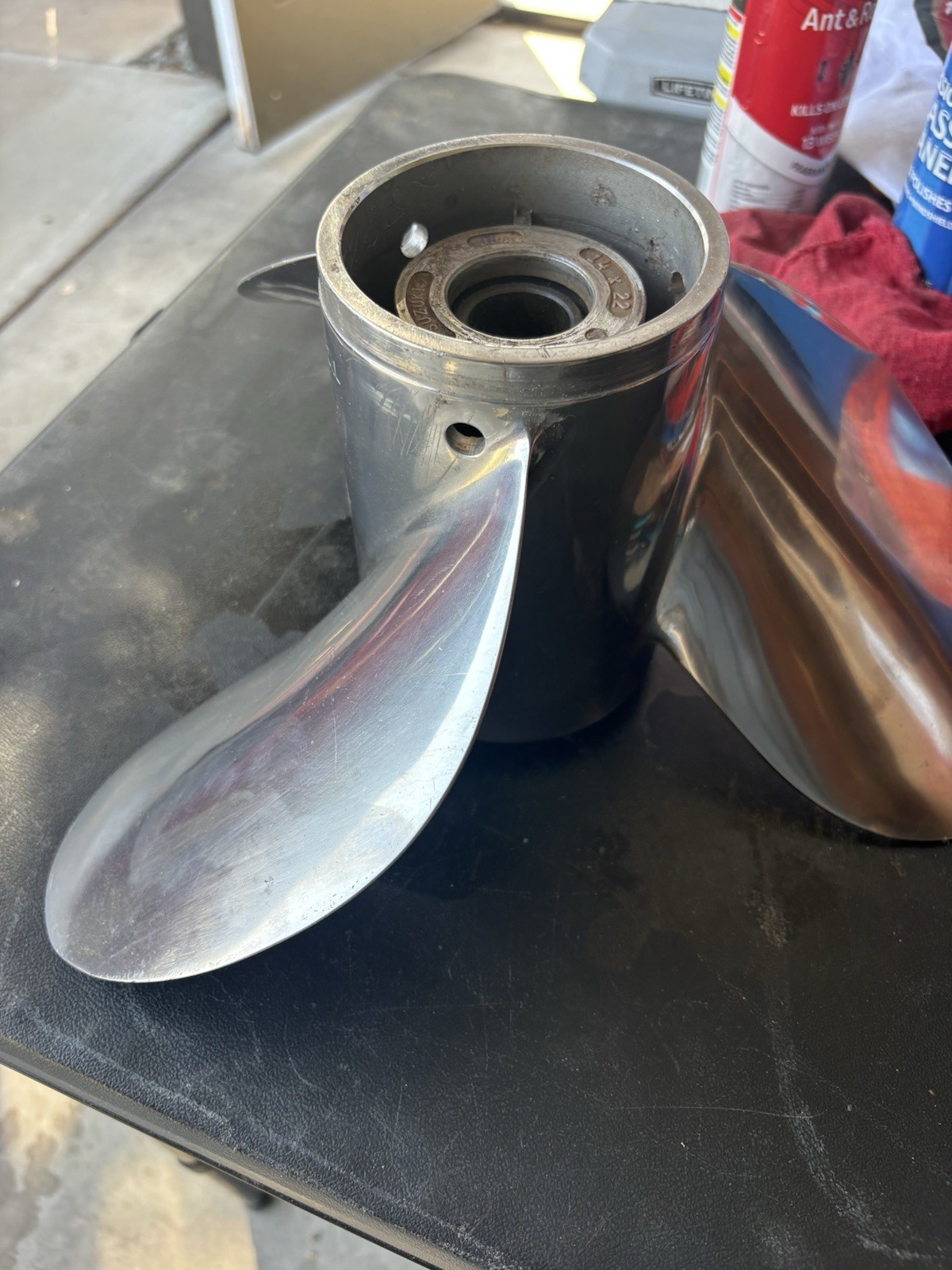 14x22…. 15 Spline Stainless Outboard Propeller For Suzuki Outboards
