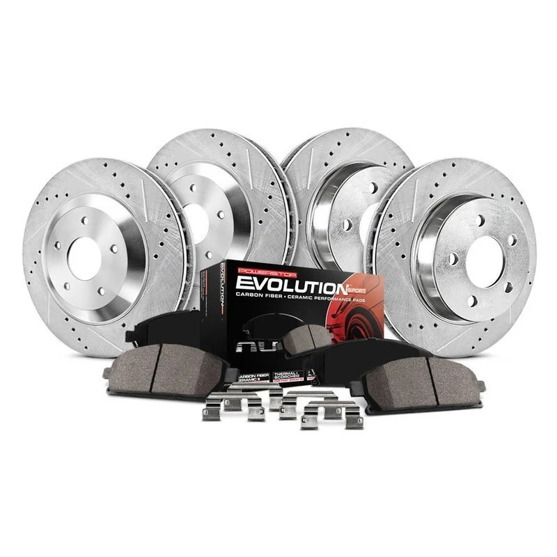 PowerStop K2877 Brake Kit For BMW 550i 2006-2010 Front Rear