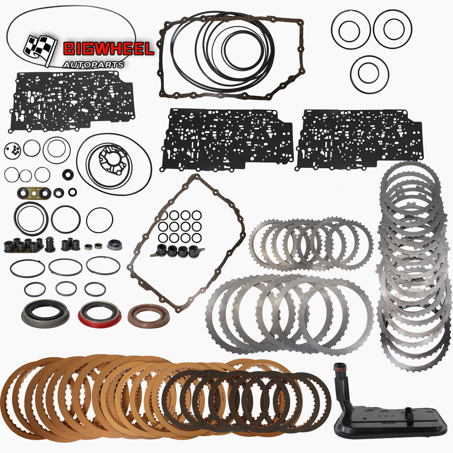 6L90 6L90E 6L80 6L80E Transmission Master Rebuild Kit Steel Friction discs