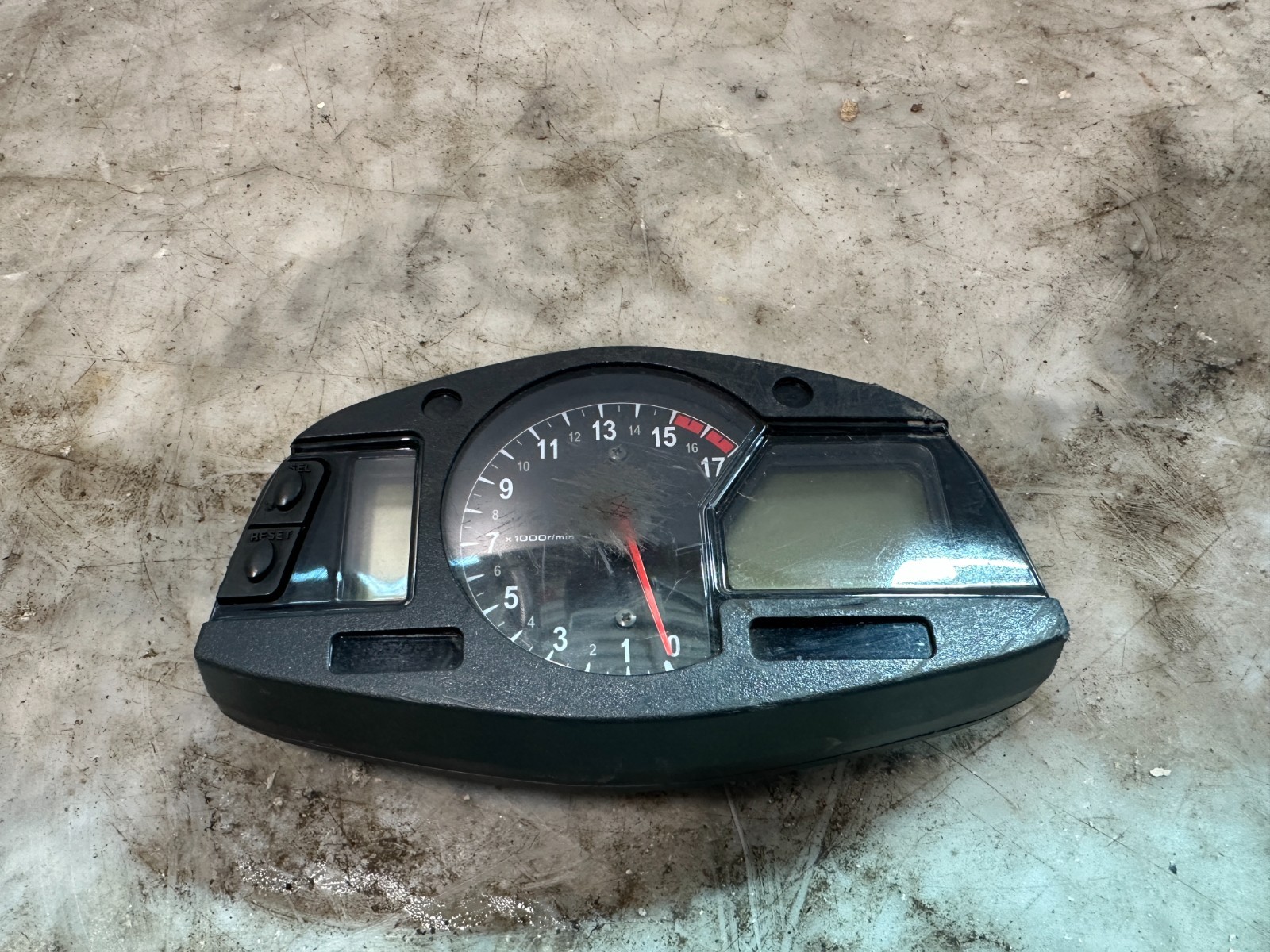 2009 07-12 HONDA CBR600RR CBR 600 SPEEDO TACH GAUGE CLUSTER SPEEDOMETER 40K