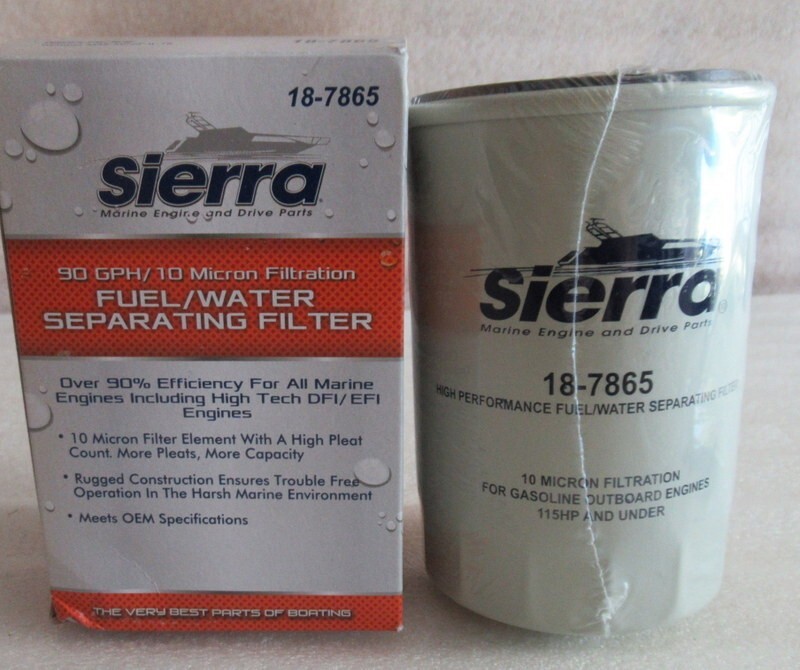 A28 Sierra Marine 18-7865 Fuel/Water Separating Filter OEM New Factory Boat Part A28 Sierra Marine 18-7865 Fuel/Water Separating Filter OEM New Factory Boat Part