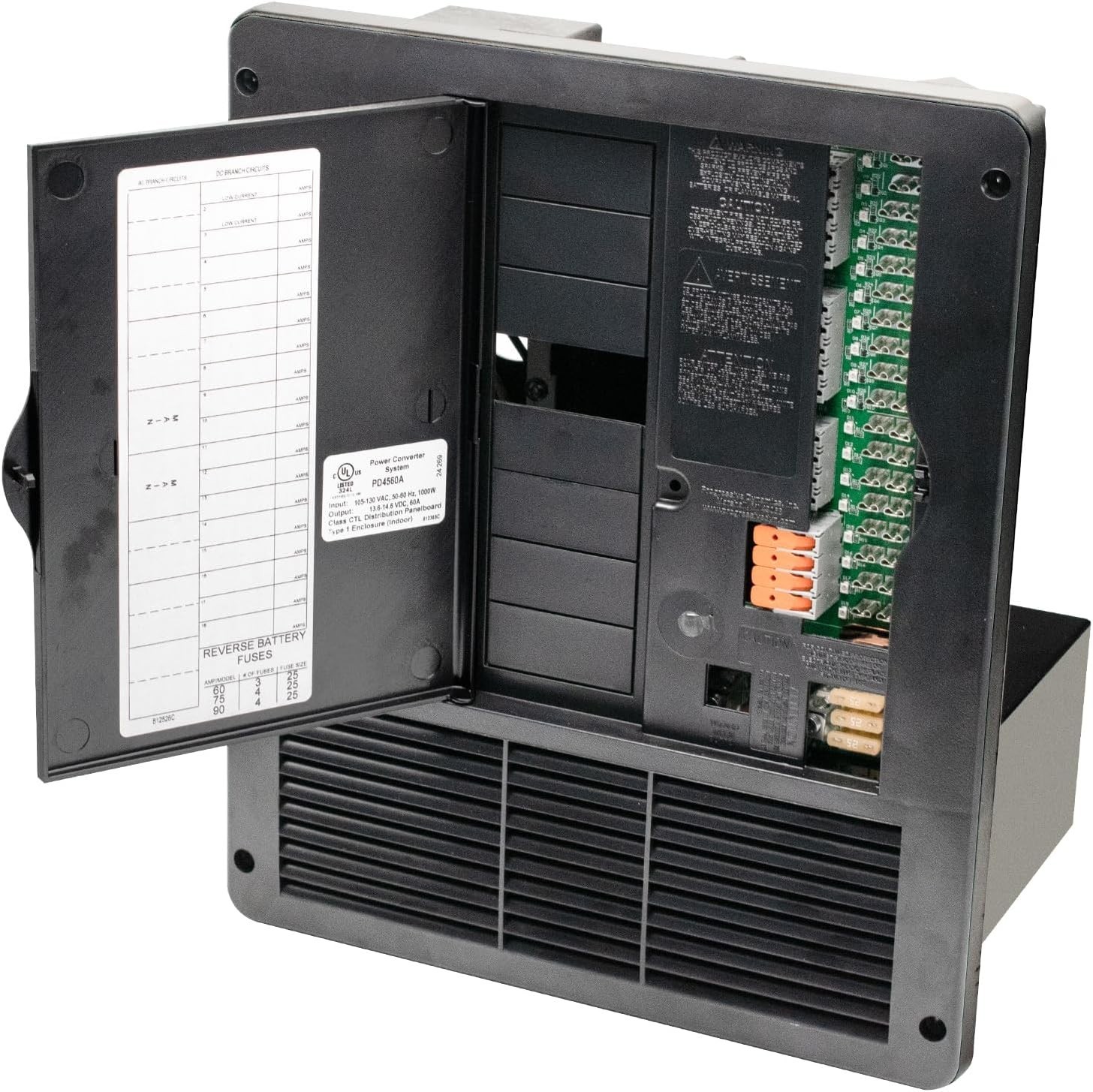 Inteli-Power 4500 Series PD4590 90Amp Converter Charger AC/DC Distribution Panel