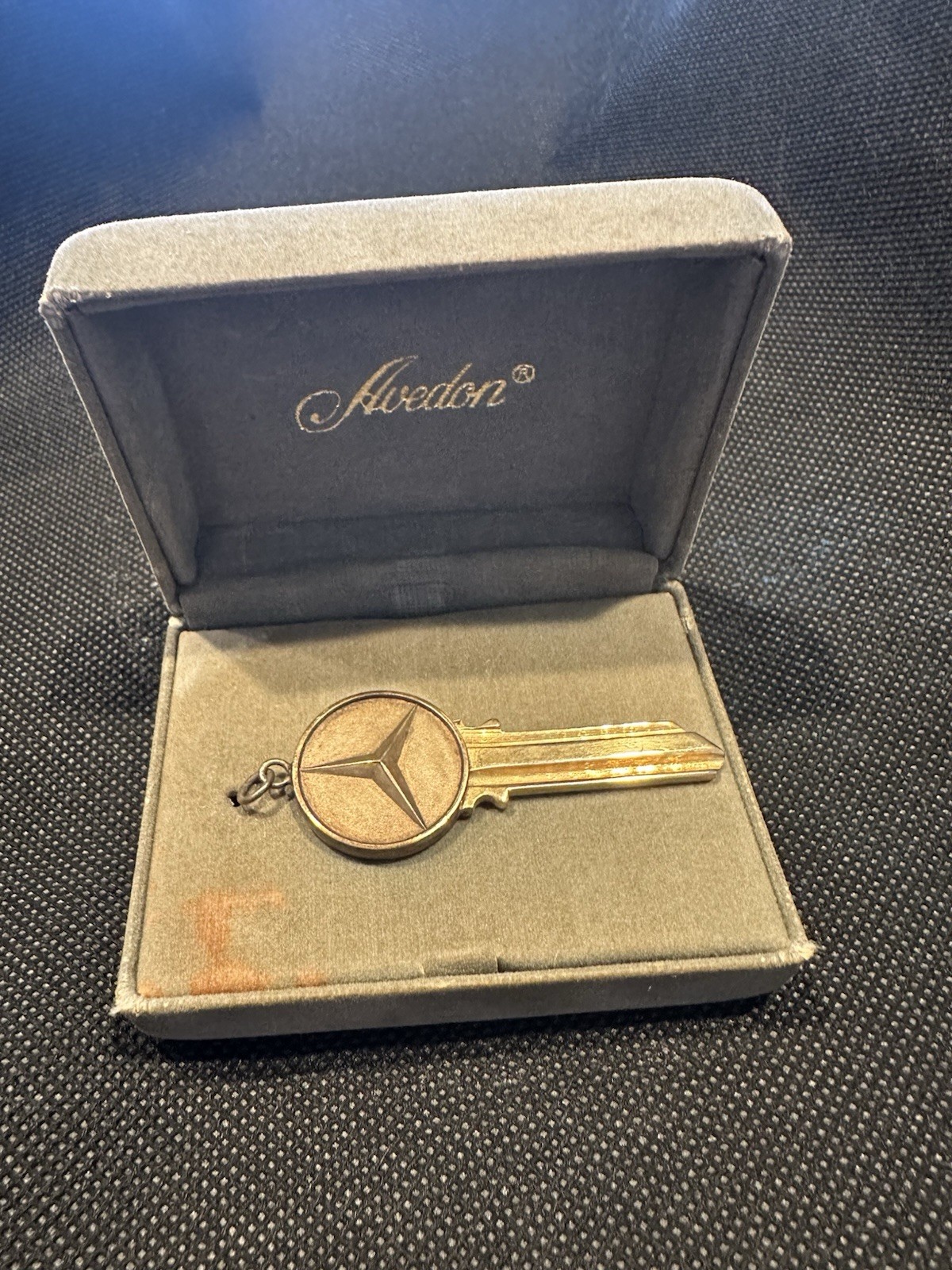 Mercedes Benz Avedon Brass & Sterling Blank Key Vintage Rare Mercedes Benz Avedon Brass & Sterling Blank Key Vintage Rare