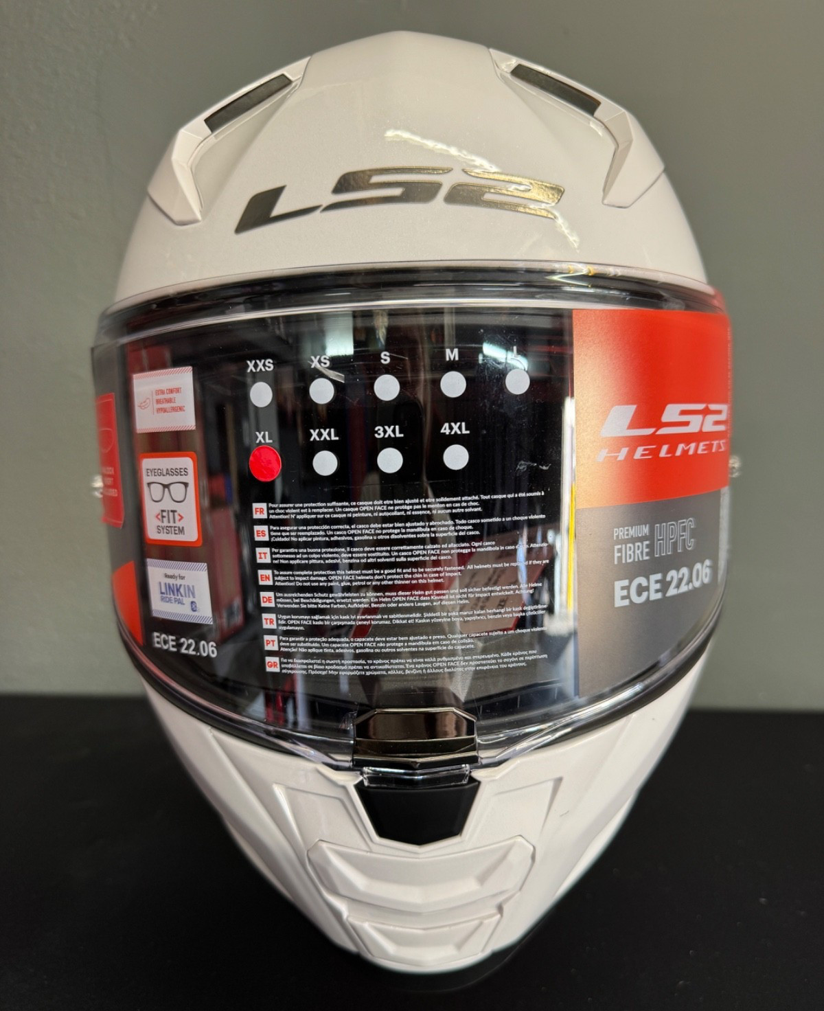 LS2 Citation II XL White Helmet Full Face with Pinlock DOT ECE 2206 NIB