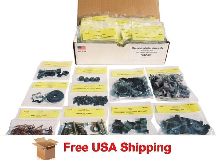 Fits 1971-72 Chevy Nova AMK Concourse Master Body Bolt Kit 350 pcs 