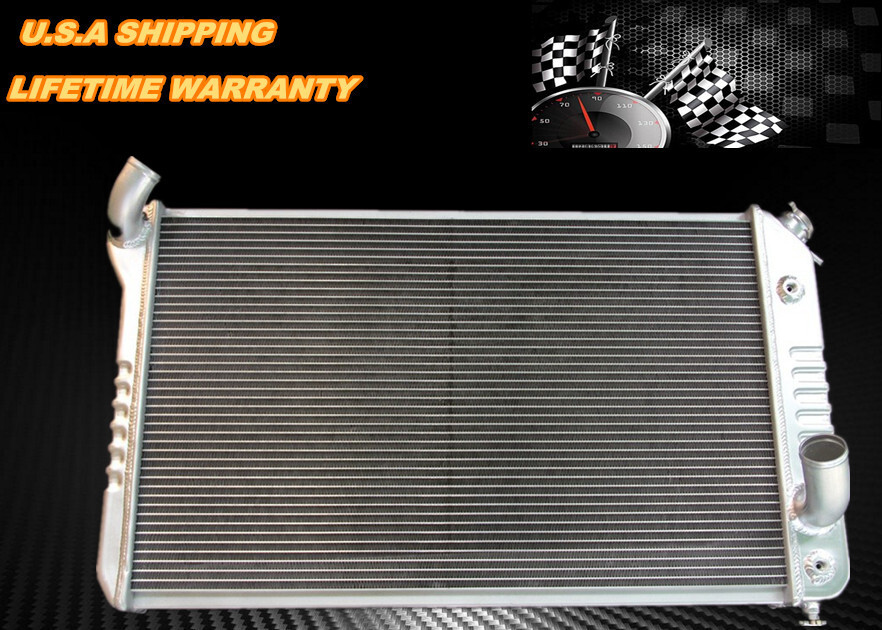 KKS STAMP TANK 3 ROW ALUMINUM RADIATOR FIT 1973-1976 74 75 CHEVY CORVETTE