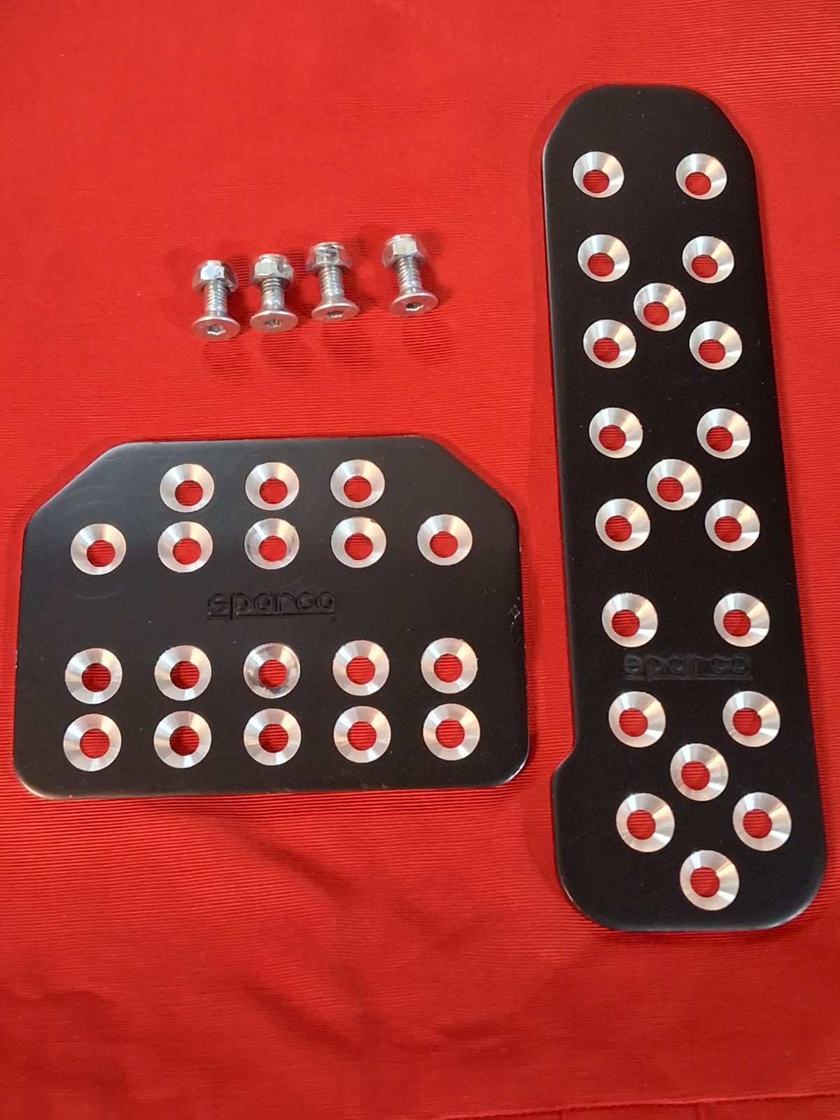 SPARKO, Juego de pedales de aluminio para automóvil automático SPARKO, Juego de pedales de aluminio para automóvil automático