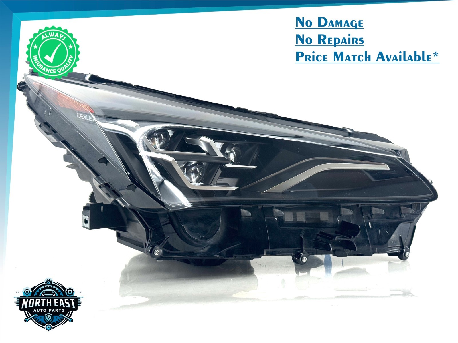 OEM 2018-2021 Lexus NX300H NX300 Right Passenger Side Triple Beam LED Headlight