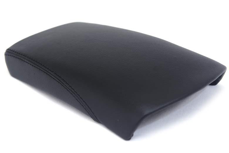 Fits 14-17 Nissan Rogue Synthetic Leather Armrest Center Console Lid Cover Black