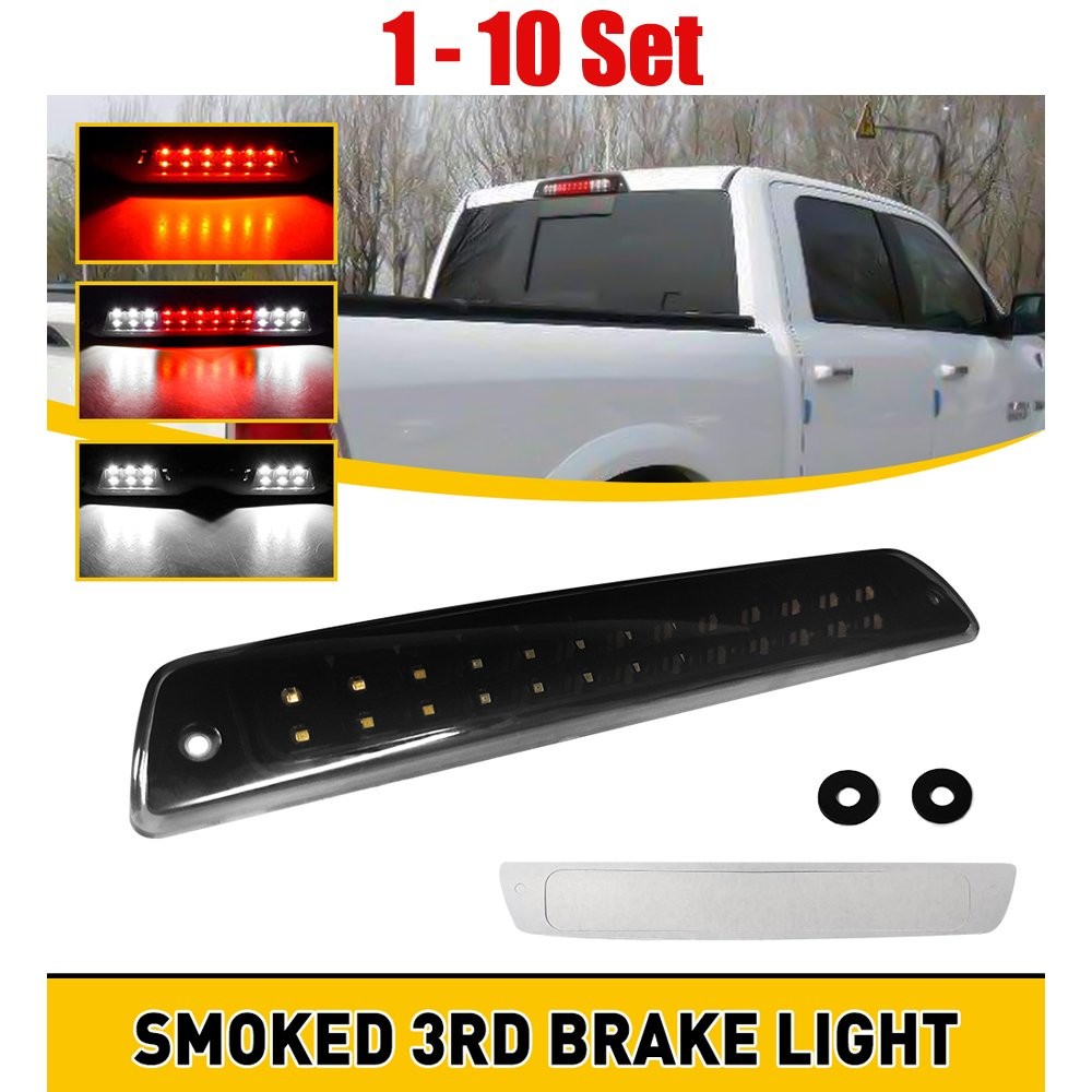 1-10Set Fit 94-01 Dodge Ram Smoke 2500 LED 1500 3500 Third Brake 3rd Light Carg