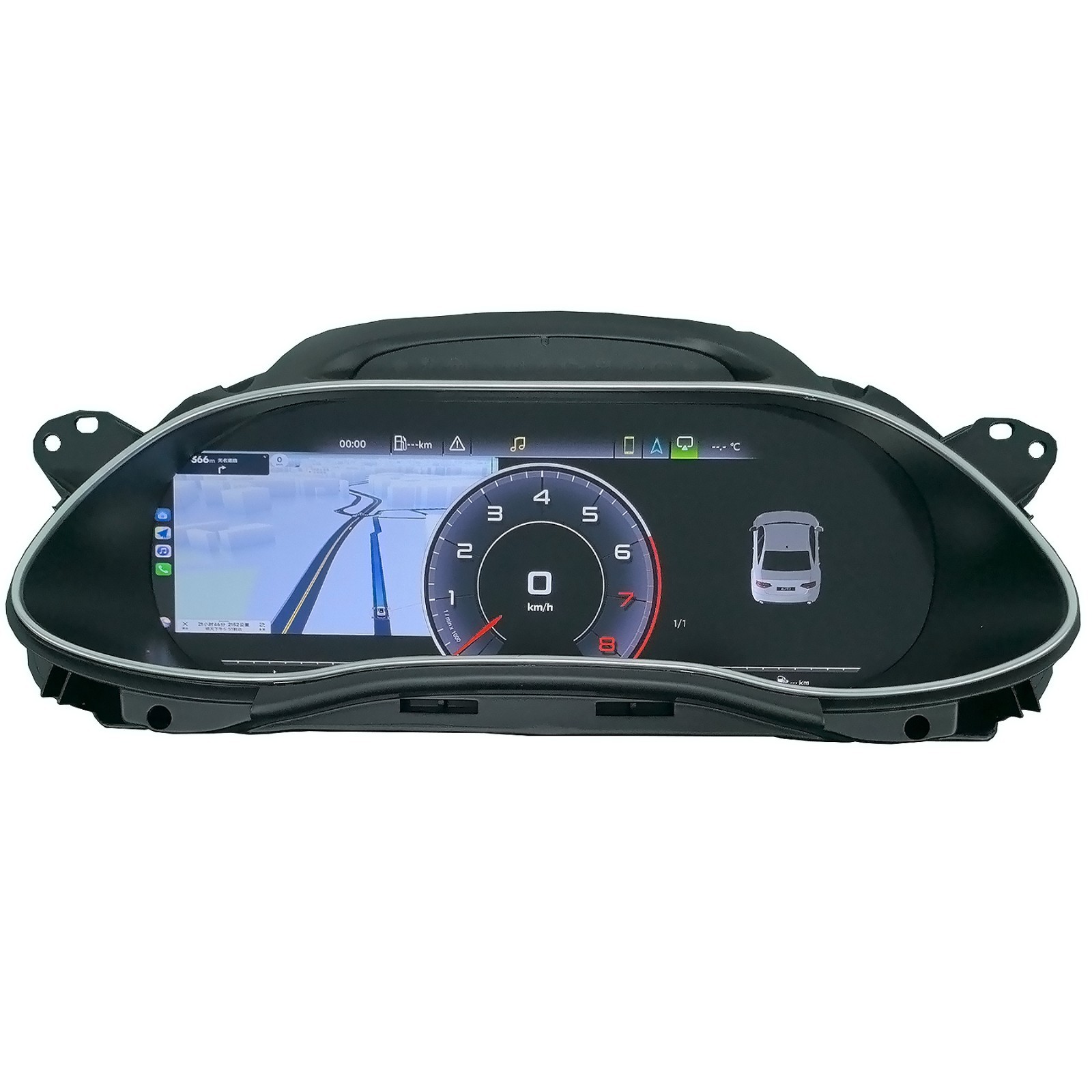LCD Digital Instrument Cluster Speedometer For AUDI A4 S4 B8 2009-2012 CarPlay
