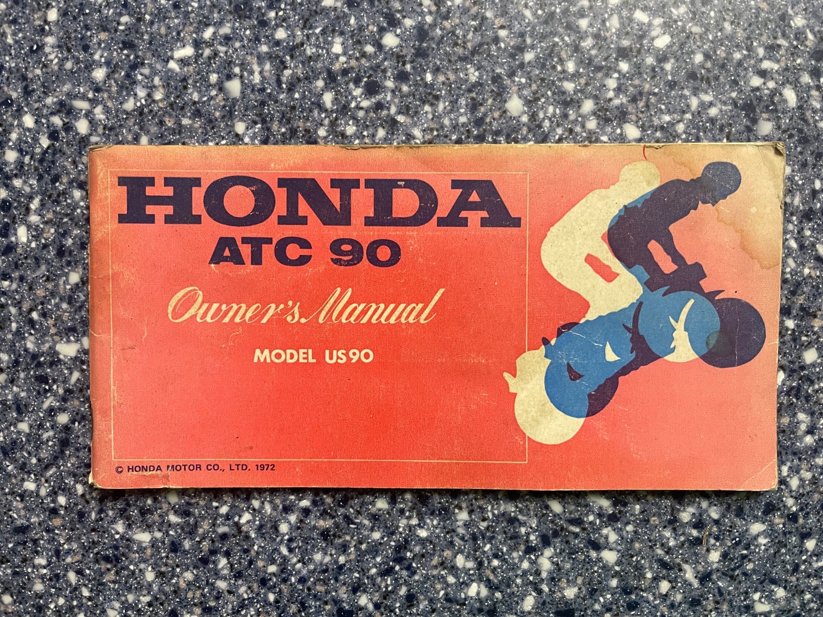 Honda ATC90 Owner\'s Manual US90 K1 ATC 90 Owner Owners OEM Pub 1972 - Pls Read Honda ATC90 Owner\'s Manual US90 K1 ATC 90 Owner Owners OEM Pub 1972 - Pls Read