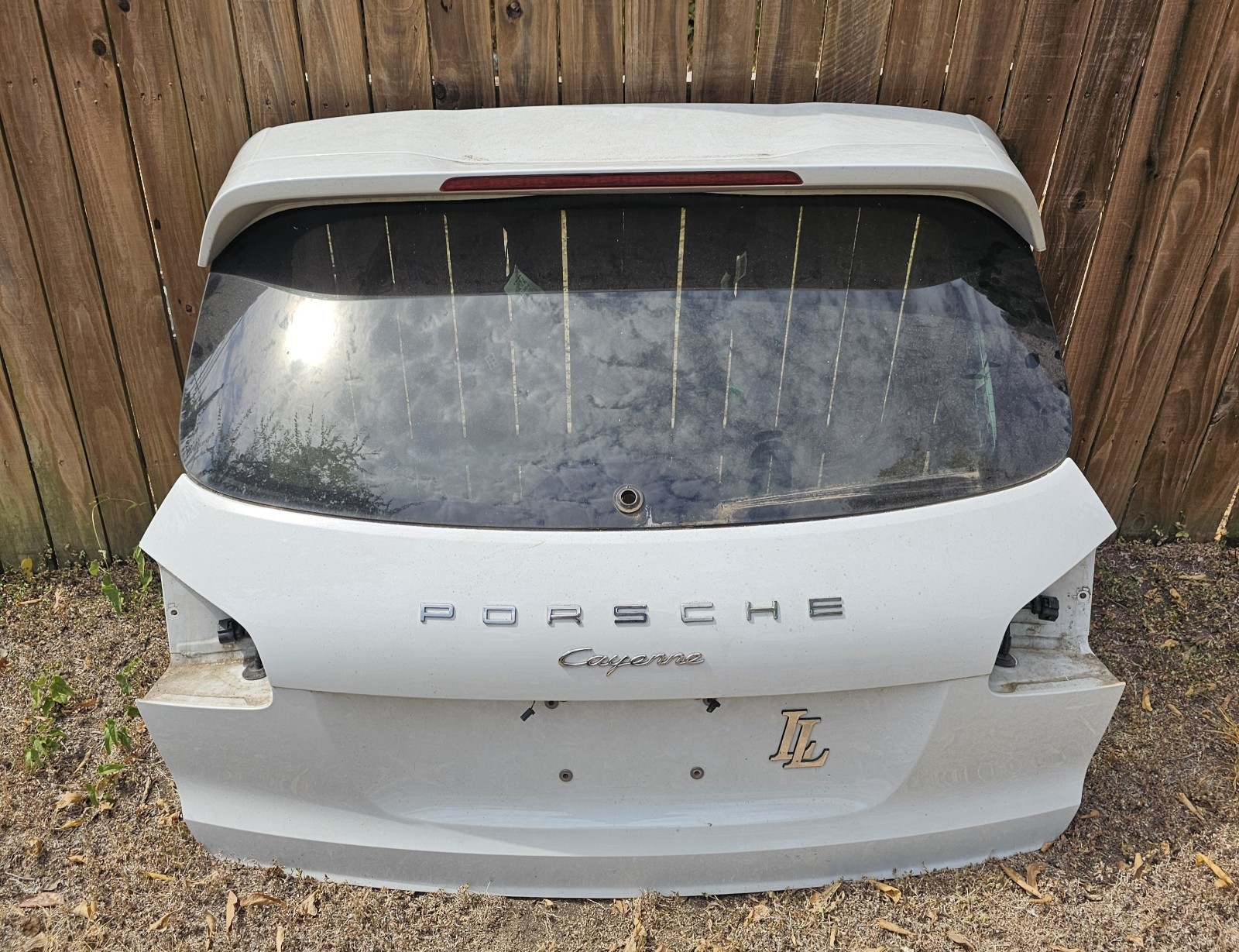 2015-2018 Porsche Cayenne 958.2 Rear Trunk Lid Hatch Liftgate Shell White OEM
