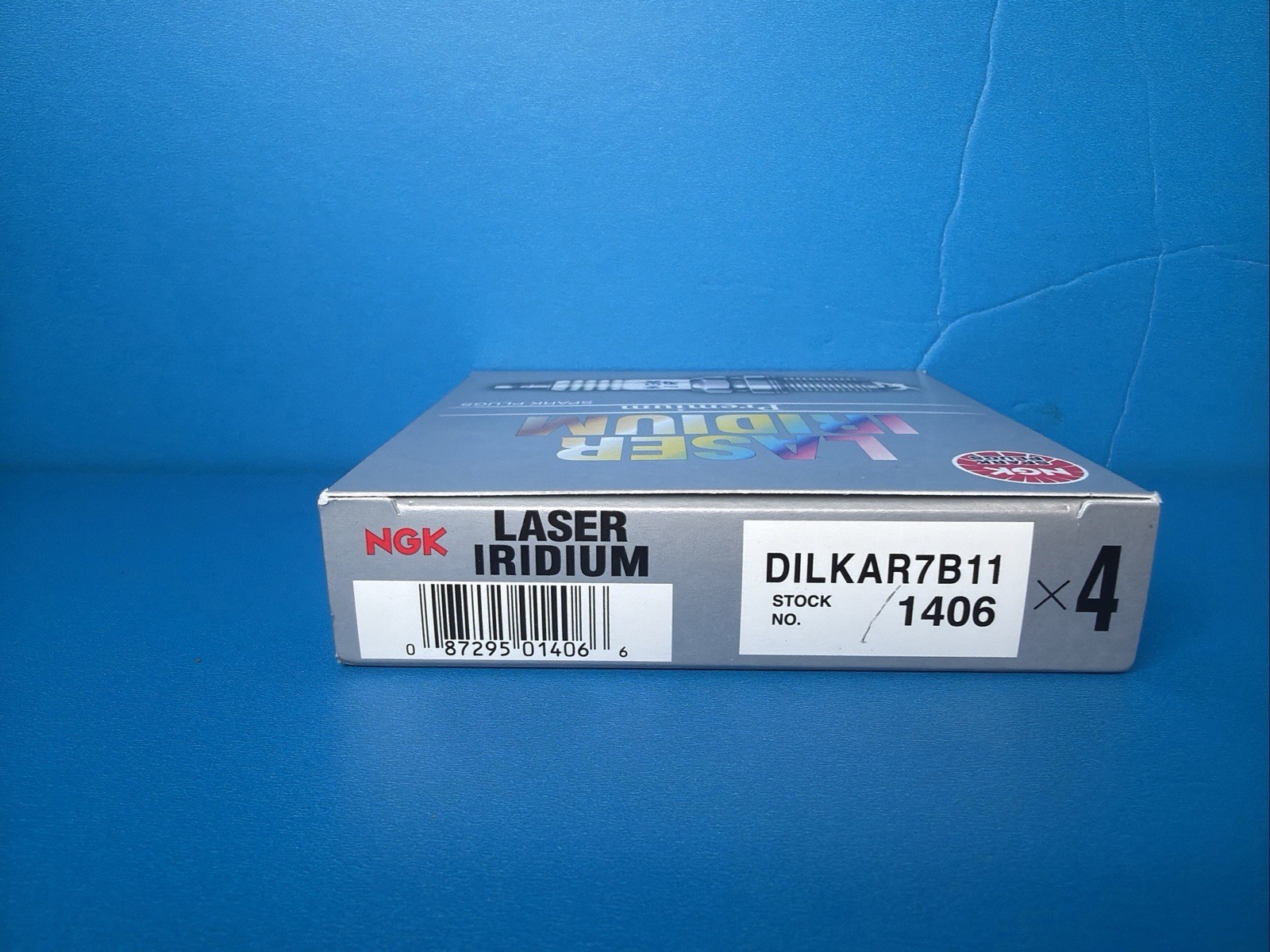 4 Pack Genuine Authentic NGK 1406 Laser Iridium Spark Plugs DILKAR7B11 Nissan