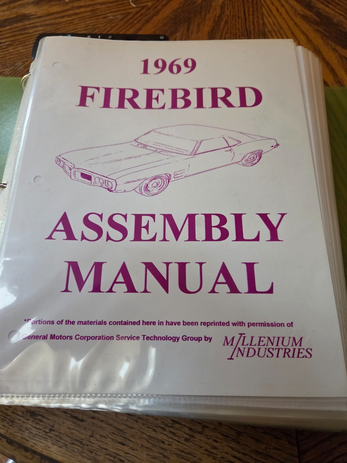 Factory Assembly Manual Repair Restore Book 1969 Pontiac Firebird Trans Am Factory Assembly Manual Repair Restore Book 1969 Pontiac Firebird Trans Am