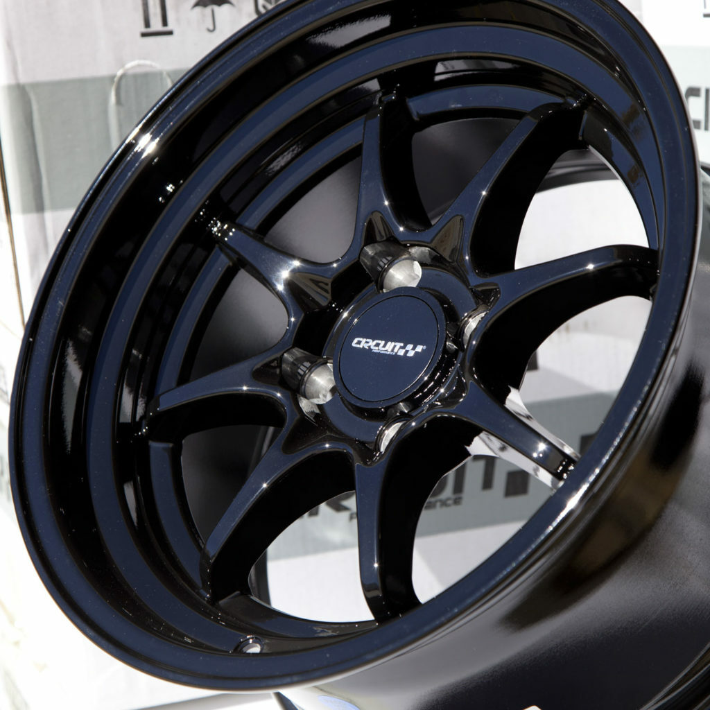 CIRCUIT PERFORMANCE CP40 15x8 4x100 +25 FULL GLOSS BLACK WHEELS (SET OF 4)