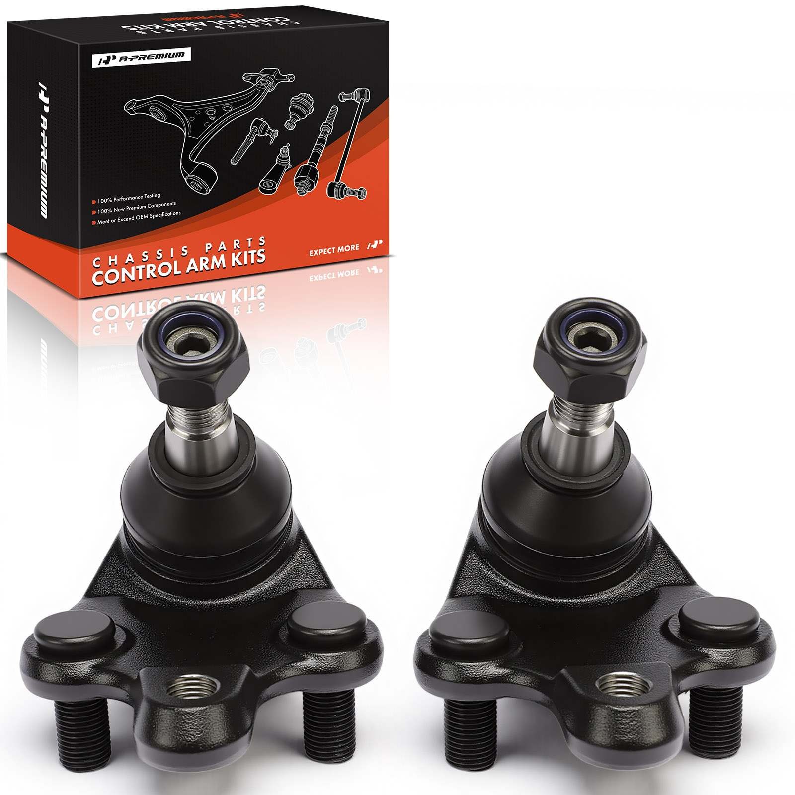 A-Premium 2x Front Lower Ball Joint for Toyota Corolla 09-19 Matrix 09-13 Scion