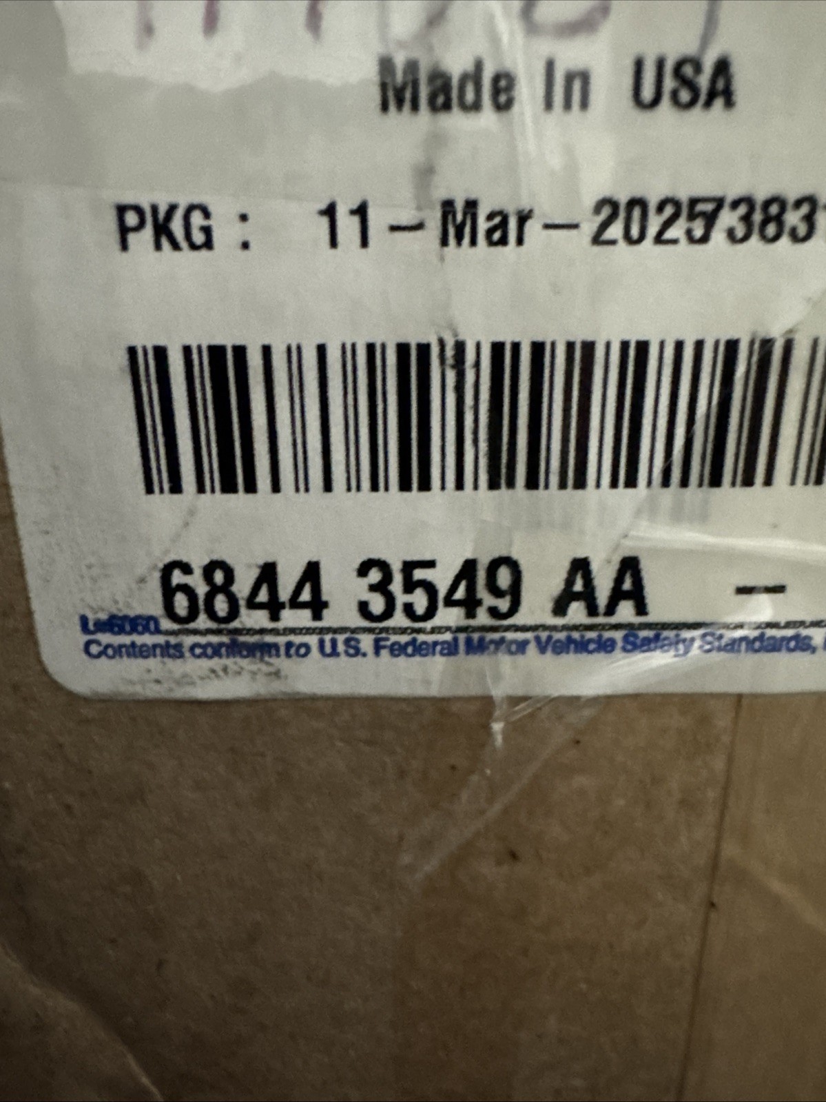 Genuine Mopar Crankcase Breather Cover 68443549AA