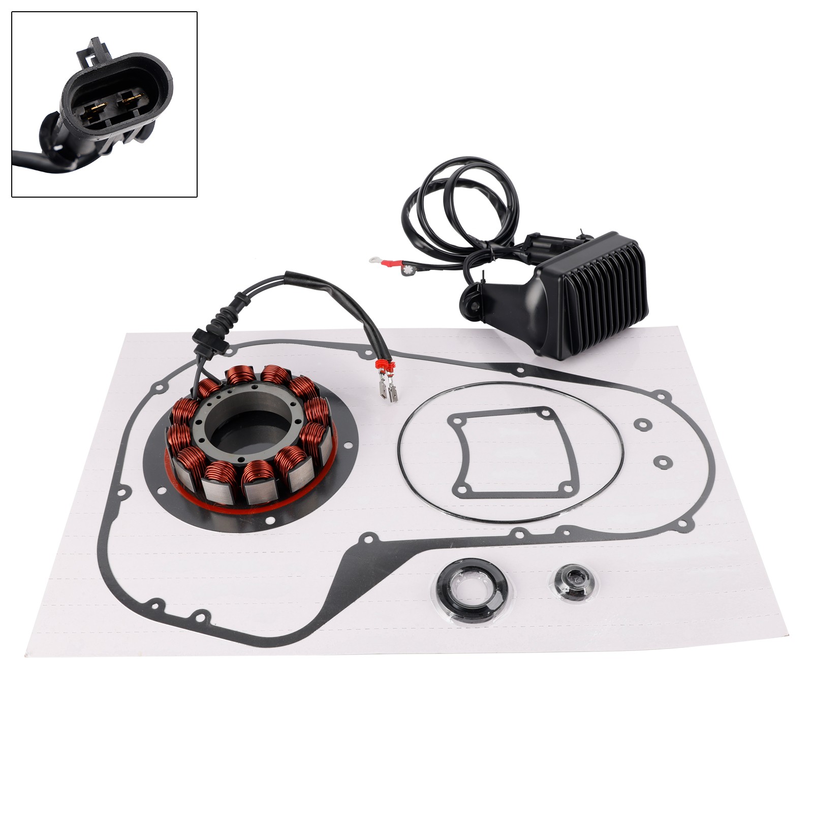 Stator Regulator Rectifier & Gasket Kit for Road King Electra Glide 2002-2003