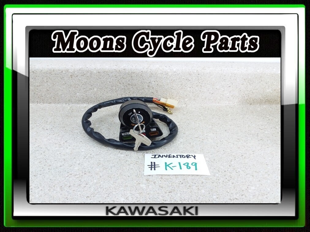 VTG NOS 1970-1981 Kawasaki G4TR G5 KE100 KV100 Ignition Switch & Keys #27005-067