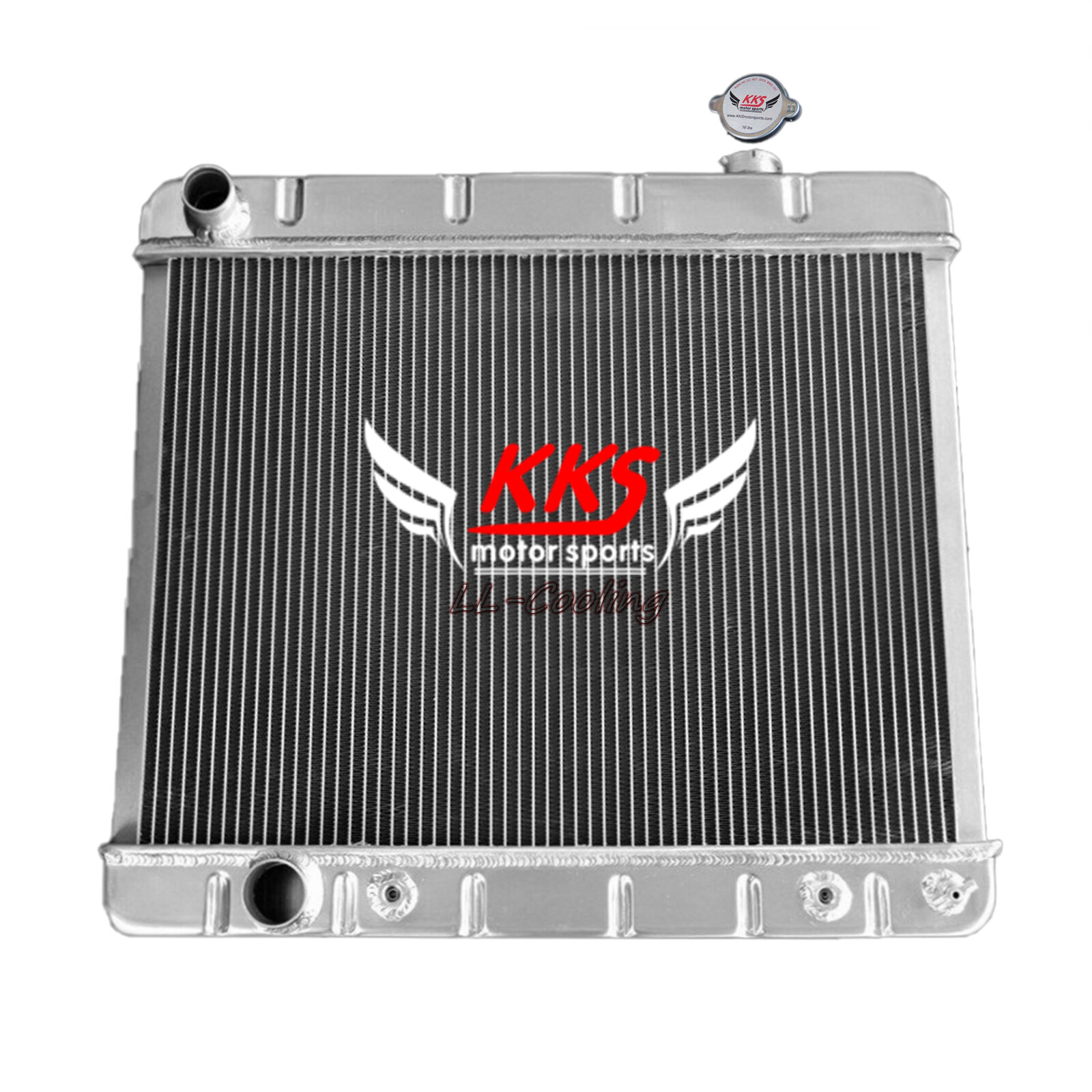 KKS 3 Row Aluminum Radiator 1961 1962 1963 1964 Oldsmobile 98 V8 394 Engine