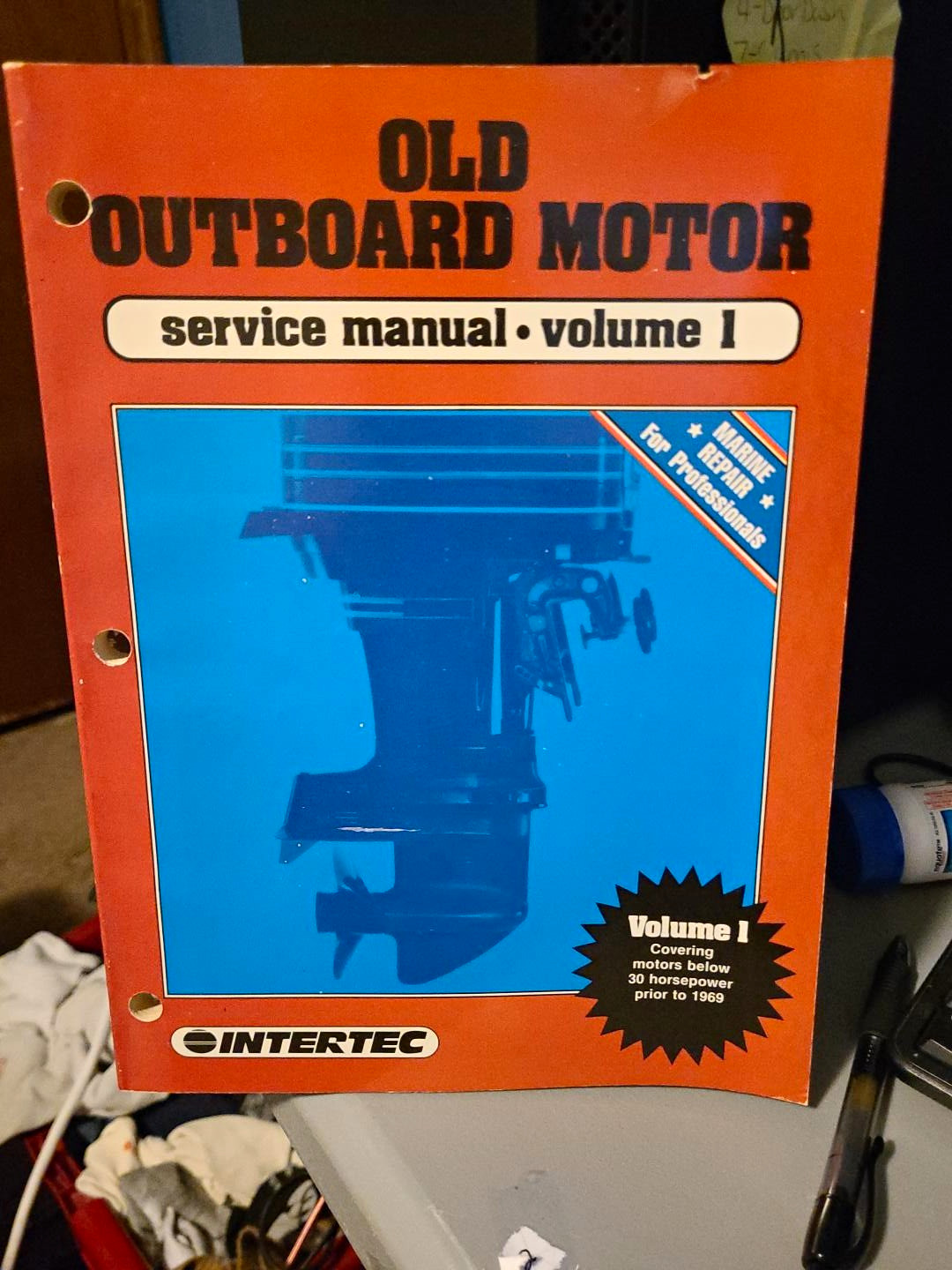 Old Outboard Motor Service Manual Vol 1 1st Ed 1983 Below 30 HP Intertec