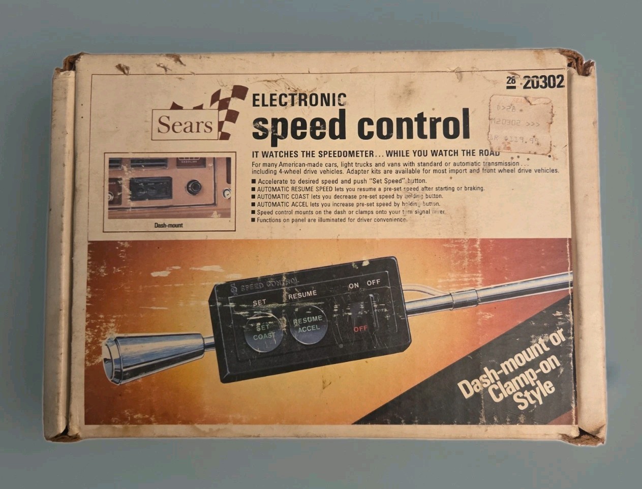 Sears Electronic Speed Control 20302 NOS Vintage USA Cruise Control AutoCruise