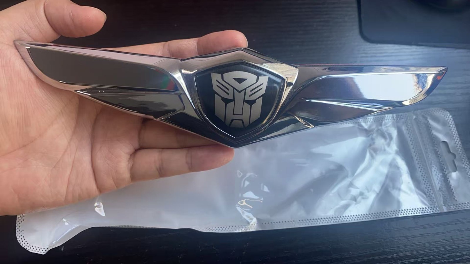 Metal 3D Transformers Autobot Auto Front Hood Rear Trunk Lid Badge Emblem Decal