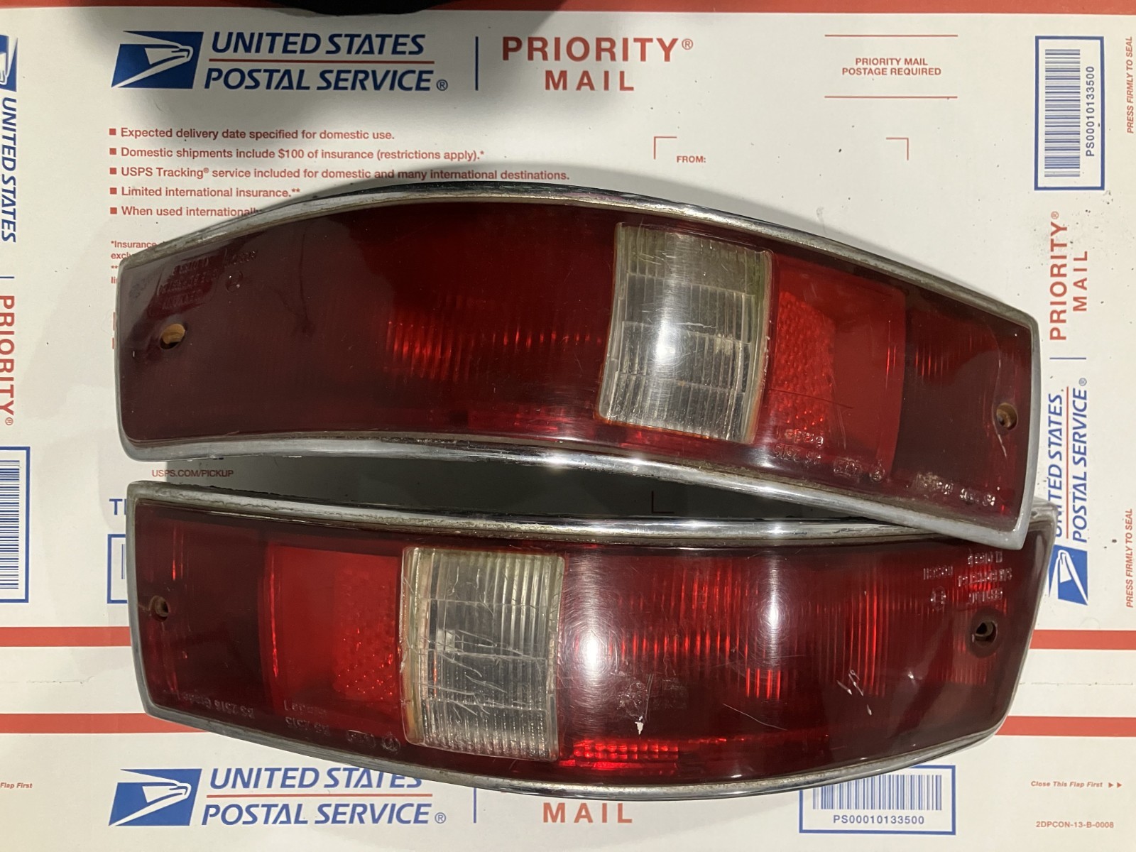 Original Porsche 911 912 SWB Tail lights Housings 1966 1967 1968 Original Porsche 911 912 SWB Tail lights Housings 1966 1967 1968