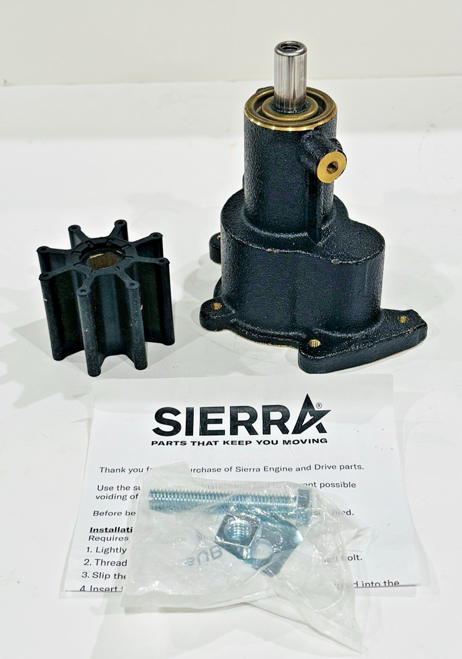 Sierra 18-3160-1 Brass Sea Water Pump For Mercruiser 46-862914A13 V6 V8 Sierra 18-3160-1 Brass Sea Water Pump For Mercruiser 46-862914A13 V6 V8
