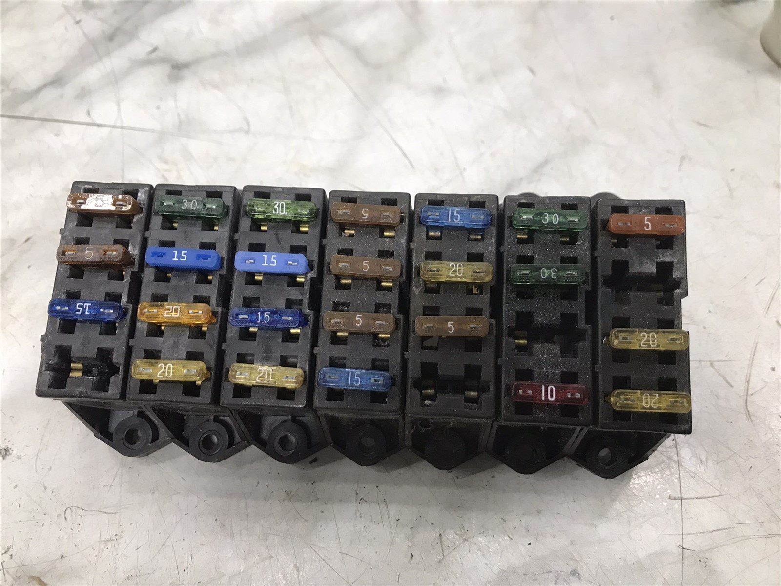 94 Silverton 310 Express Boat fuse box fusebox panel