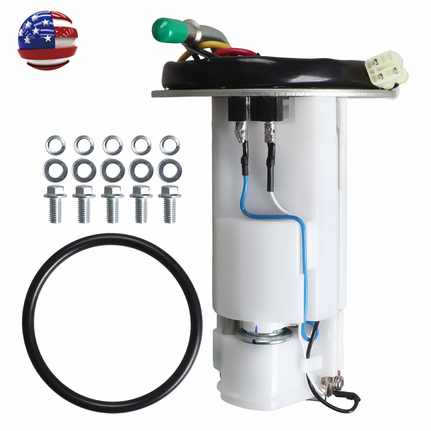 1x Petrol Gas Fuel Pump Assembly For Kawasaki Ninja ZX14 ZX14R 08-2025