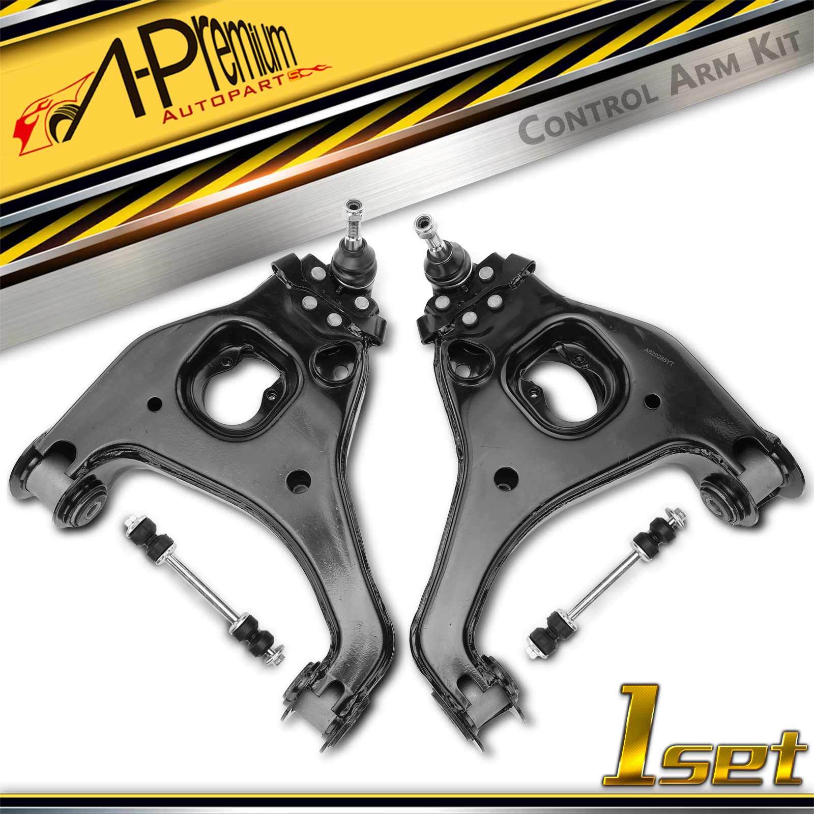 A-Premium 4x Front Control Arm & Ball Joint & Sway Bar End Link for Chevy GMC