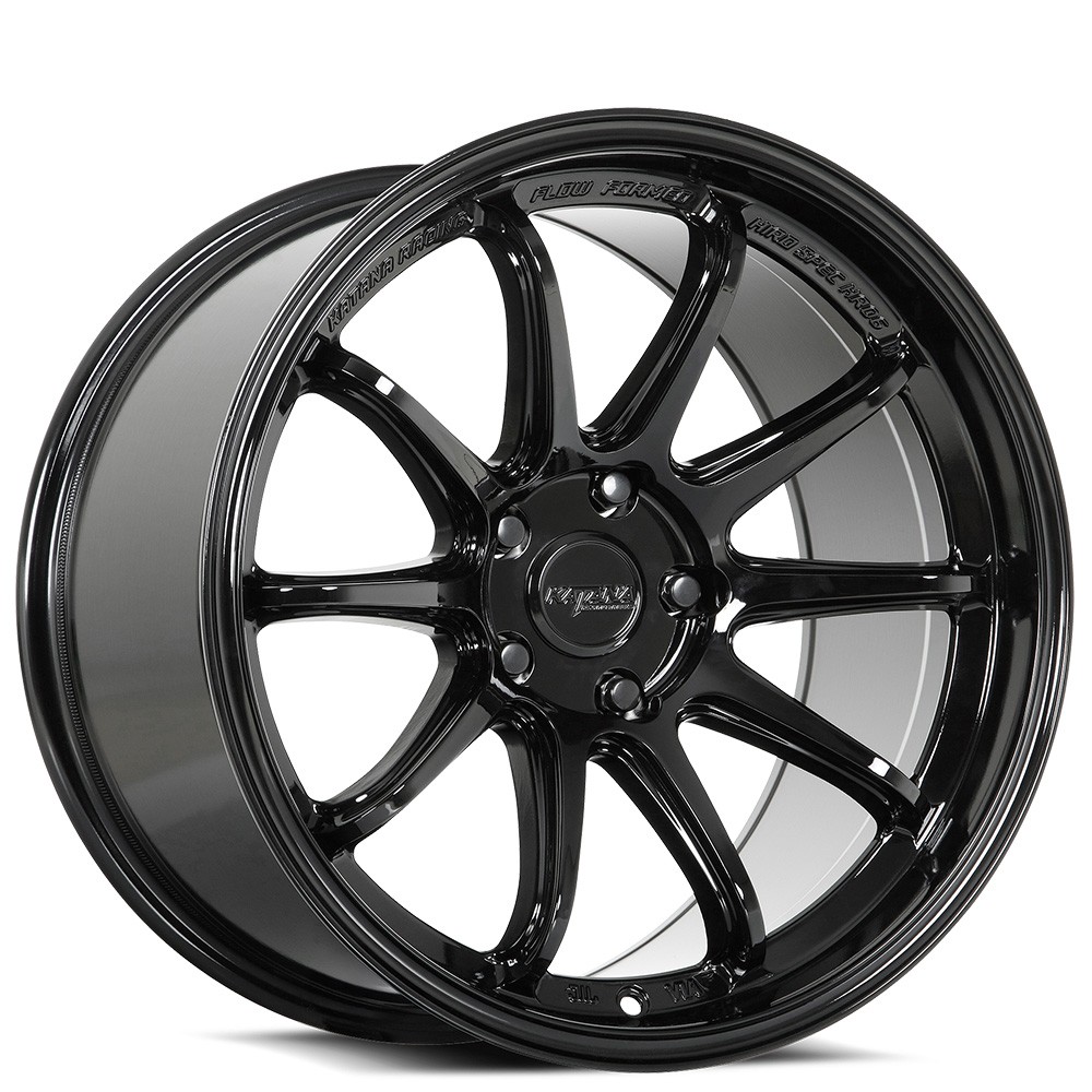 18x8.5/18x10.5 Katana Racing Wheels HR06 Gloss Black Rims (4pcs) A1 18x8.5/18x10.5 Katana Racing Wheels HR06 Gloss Black Rims (4pcs) A1