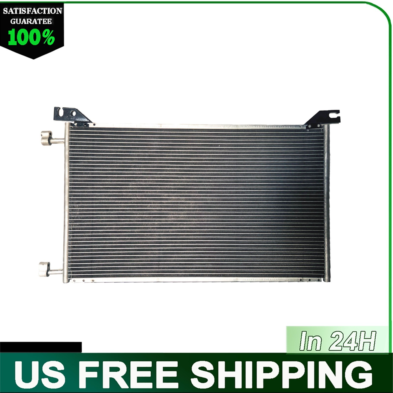 A/C Condenser For 1999-2013 Chevrolet Silverado GMC Sierra 1500 4953 Aluminum