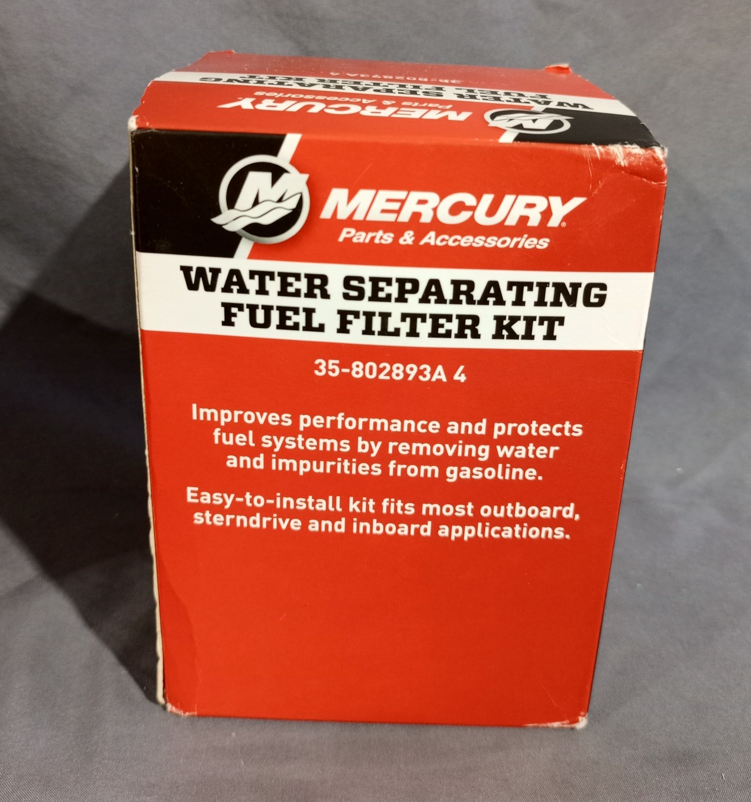 Mercury 35-902893A 4 Fuel Filter Kit Mercury 35-902893A 4 Fuel Filter Kit