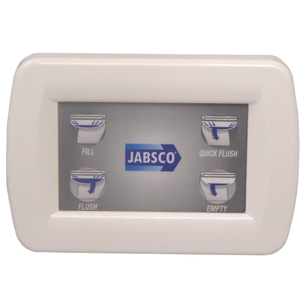 Jabsco Deluxe Flush & Lite Flush Toilet Control Panel Kit 58029-1000