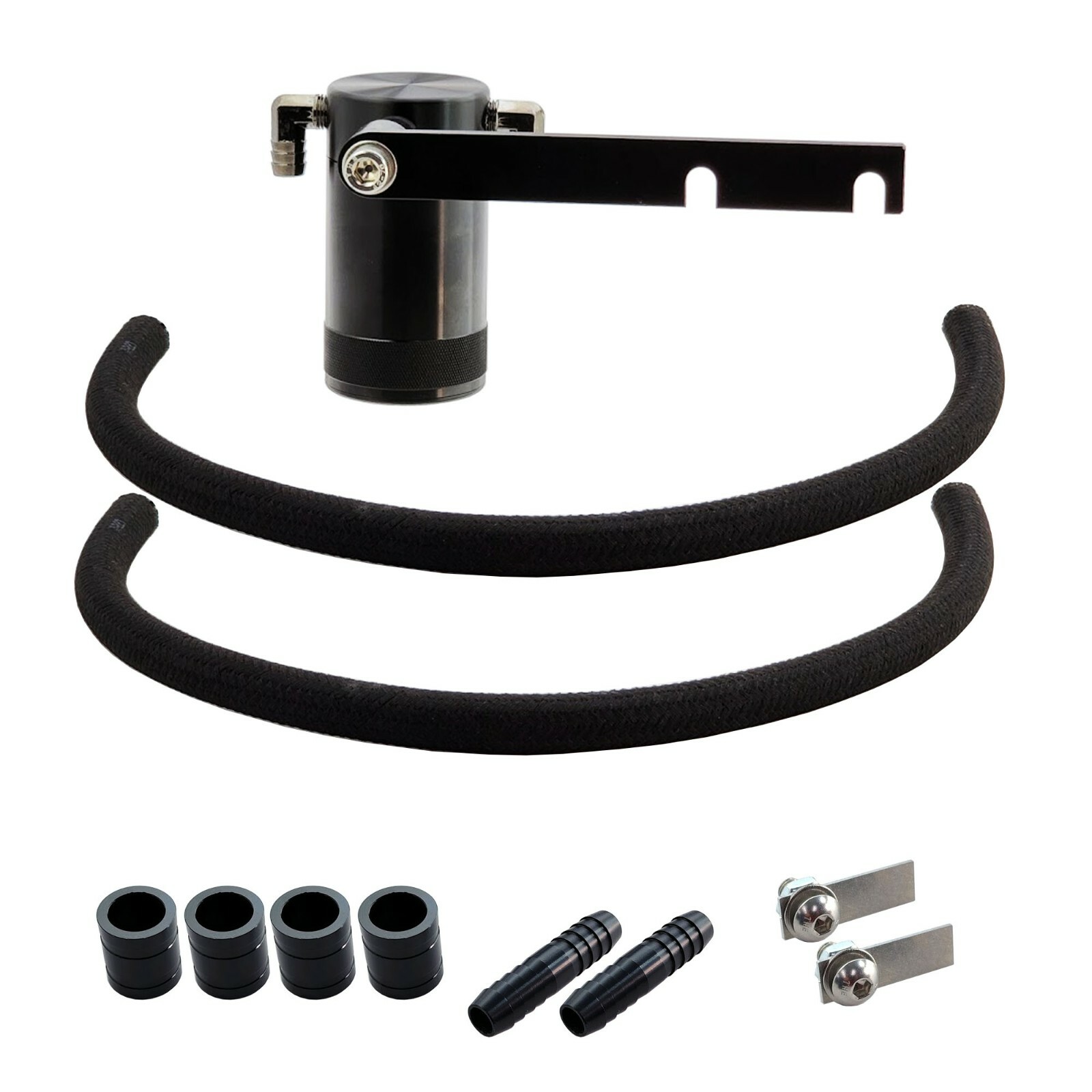 UPR 11-23 Black Billet Catch Can Fits 5.7 6.4 Hemi Technology Fits Durango JEEP
