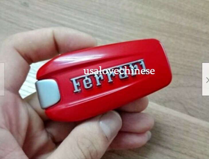 Ferrari 488 GTB Smart Remote Key Shell Case Housing 4 Button Uncut Blade